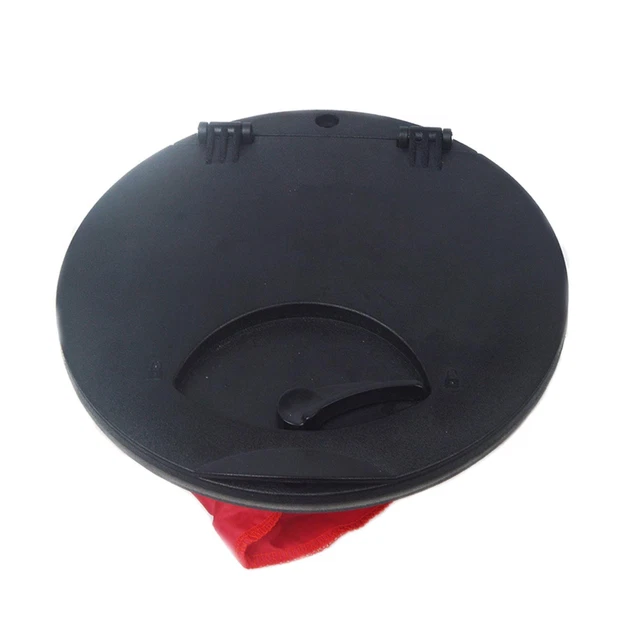 Couvercle De Trappe Kayak 6 Pouces (15,2cm) étanche - Housse Rouge Avec Sac, ABS/PC | Pour Rangement étanche