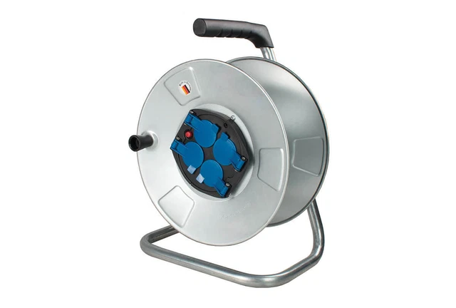 Comme - Schwabe 10408 Metall-Leertrommel 285mmØ, Vide Env. 50m Câble