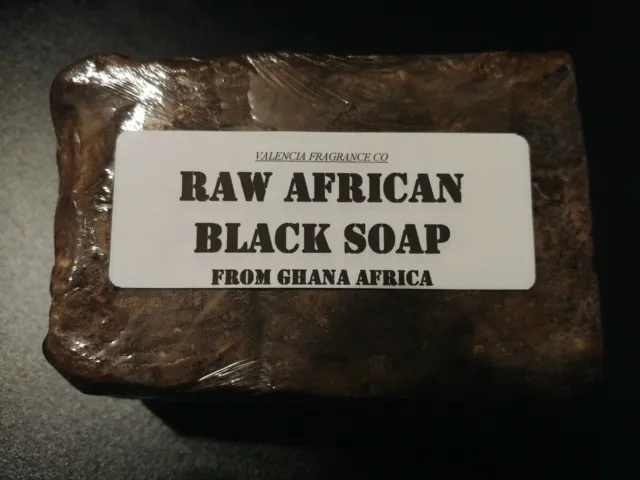 RAW AFRICAN BLACK SOAP(ORGANIC) 8 oz. Bar