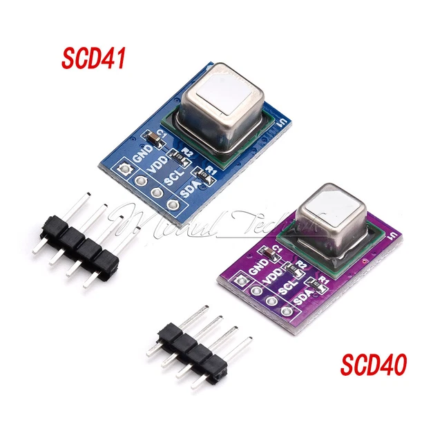 GAS SENSOR MODULE SCD40/SCD41 Detects CO2 Carbon Dioxide Temperature ...