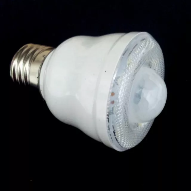 Lampadina Punto Luce Lampada Con Sensore Di Movimento Attacco E27 10 Led Smd 2W