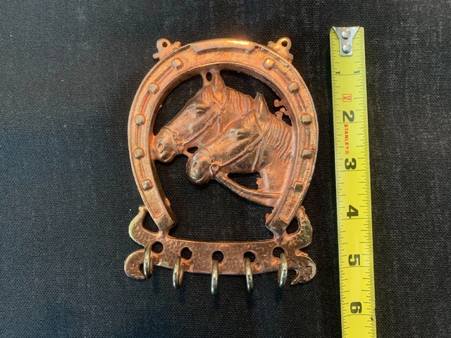 Vintage Horse Head Wall Art Key Rack Hanger