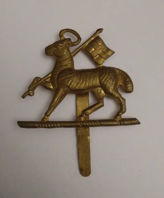 British Army. WW1 Queens Royal West Surrey {Queens} Regiment Cap Badge