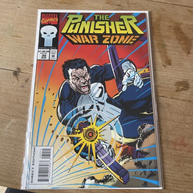 THE PUNISHER WAR ZONE VOL 1 #30 AUG 1994 VF - bag and board not included