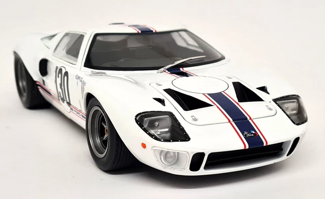 Modèle Réduit Ford GT40 MKI 1967 - échelle 1:18 - Blanc - Targa Florio - Solido S1803009