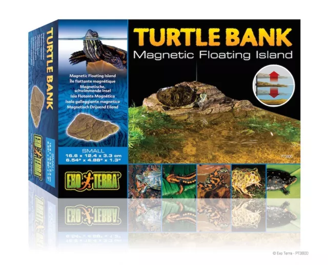 Exo Terra Turtle Bank Small Isola Galleggiante Tartarughe Con Magnete