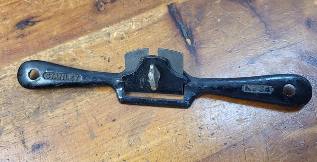 Vintage Stanley No. 64 Spoke Shave 9 Inches long 1 & 3/4 Inch Cutter Made in USA
