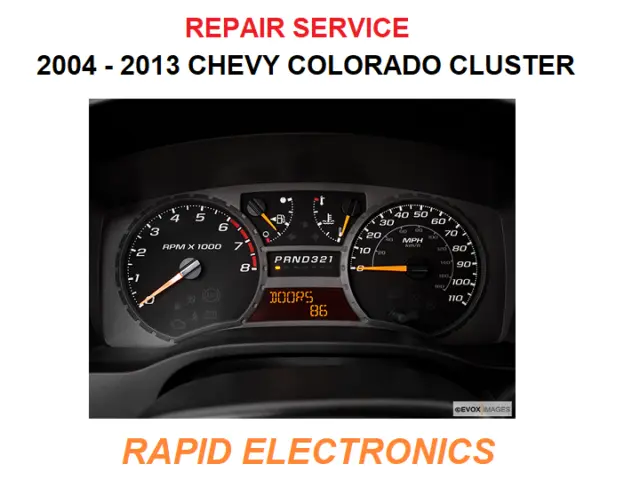Chevy Colorado 2004-2013 Instrument Gauge Cluster Speedometer IPC Repair Service
