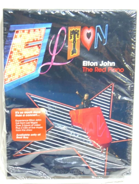 Elton John The Red Piano Concert Bonus 2 DVD Plus 2 CD Backstage Best Hits Gift