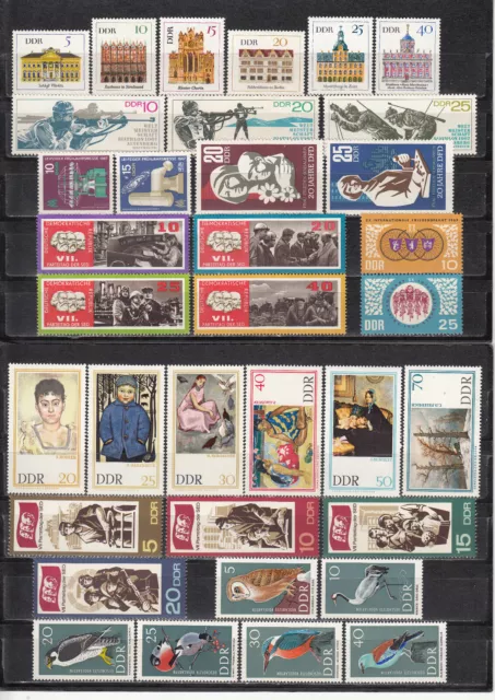 East Germany GDR DDR 1967 - complete year set - MNH 2