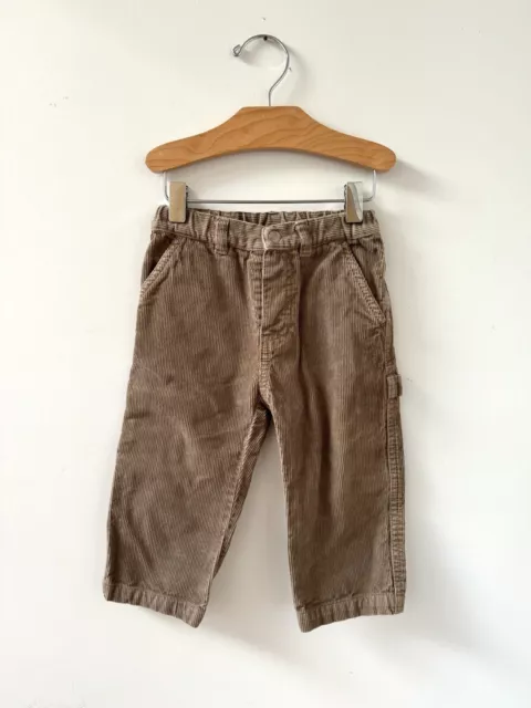 Vintage Petit Bateau Baby Corduroy Cargo Pants 18 Months