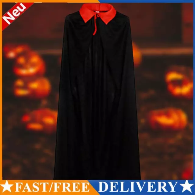 Costume Halloween Cosplay Strega Grim Razziatore Rosso Nero Abito per Bambini Festa Adulti