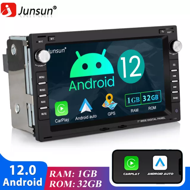 Android 12 Autoradio GPS Navi FM Für VW Polo 9N Golf Jetta MK4 Passat B5 T5 SWC