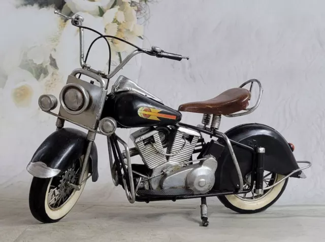 1947 Indien Modèle Moto Vélo 1:8 Maquette Figurine Décor Offre