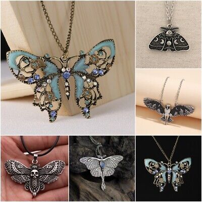 Women 925 Silver Butterfly Pendant Cubic Zirconia Necklace Women Party Jewelry