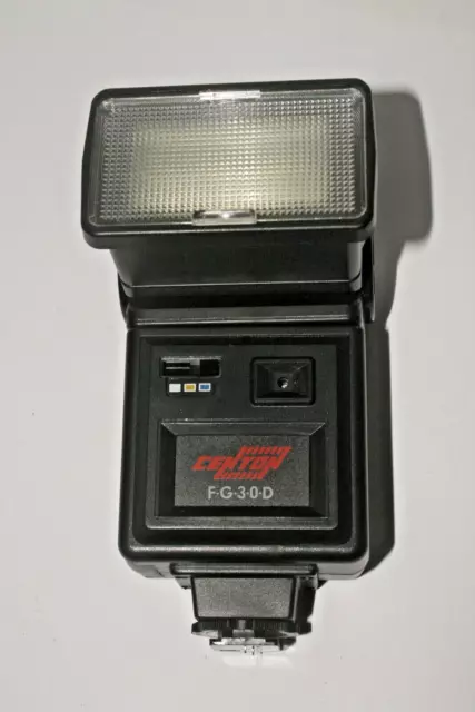 CENTON FG30D film camera Flash Gun for Minolta - boxed tested via Test Button