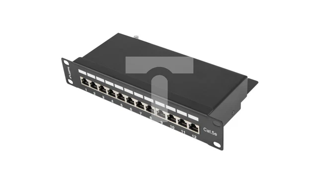Panel de parcheo 1U con módulos