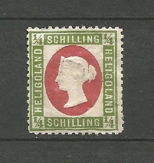 Deutschland Helgoland Heligoland Viktoria 1873 Mi 8 f 1/4 Schilling MNG #H8-5F-2