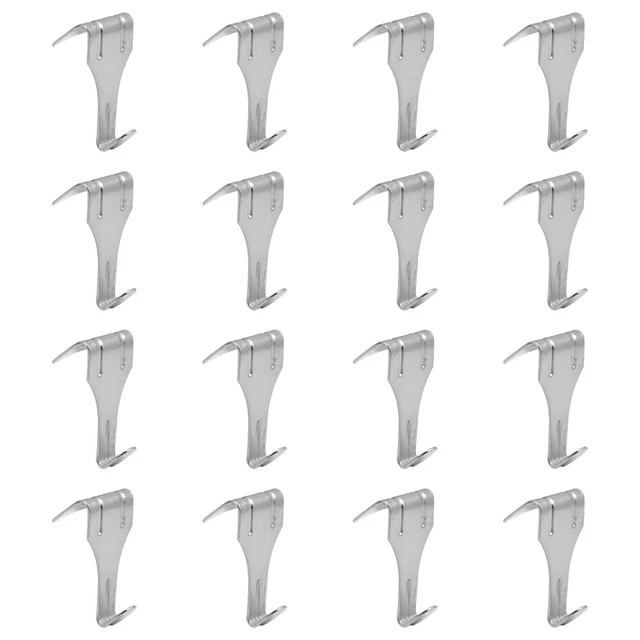 30 Pcs Picture Rail Molding Hooks S-hook Nail Kits Photo Hanger Photo Frame