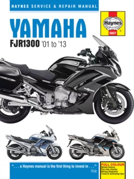 Haynes Yamaha FJR FJR1300 '01 to '13 Service and Repair Manual, Paperback by ...