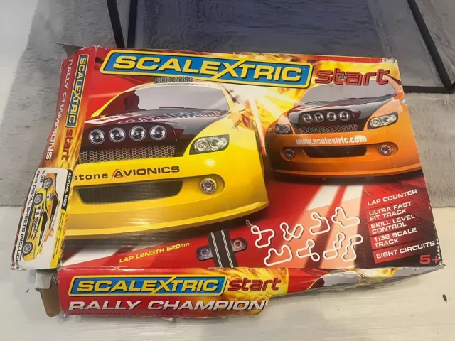 Scalextric Start Rally Champions Set -   Complete-Working - C1287 - Hornby 5+