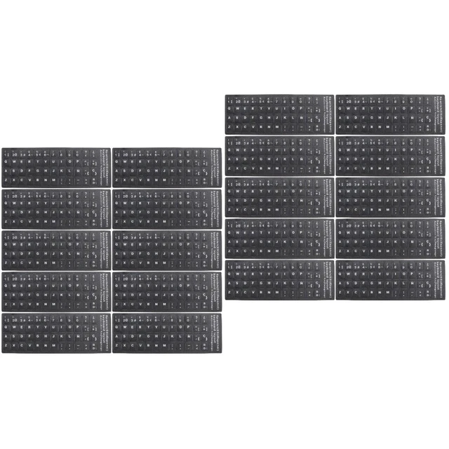 20 stücke Universal Fremdsprachen-Tastatur-Aufkleber Keyboard Protector