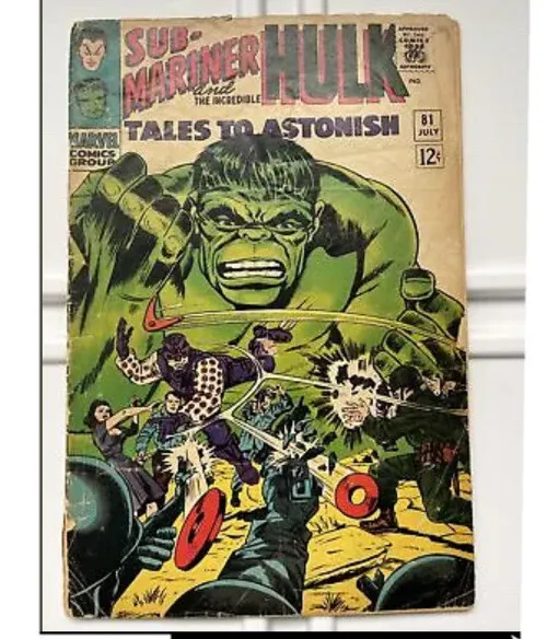 Tales To Astonish #81, 1966, Hulk, Sub-Mariner