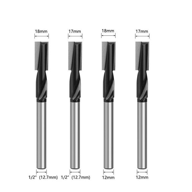 Pour routeur de travail du bois fraisage en spirale 12 mm 12,7 mm 160 mm anti re