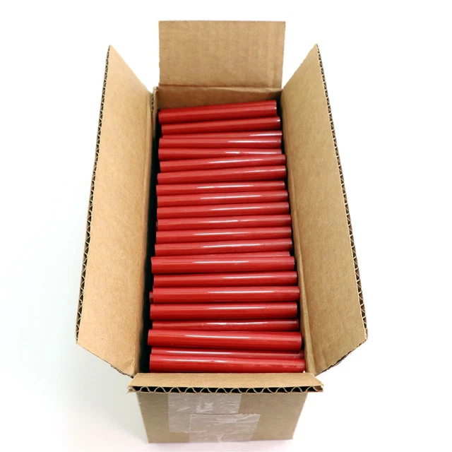Surebonder Bulk 4" Full Size Red Color Hot Glue Sticks - 5 Lb