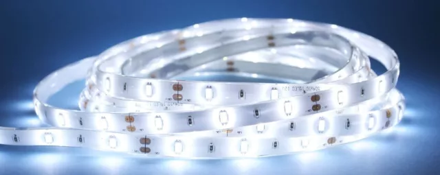 Striscia Led Strip 300 Led 5630/5730 Bianco 5Mt Alta Luminosita Impermea +