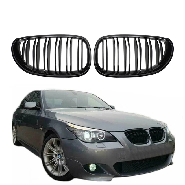 Lot De 2 Bandes Décoratives Bleues Pour Calandre BMW E60 F52 - PVC - Installation Facile Clip