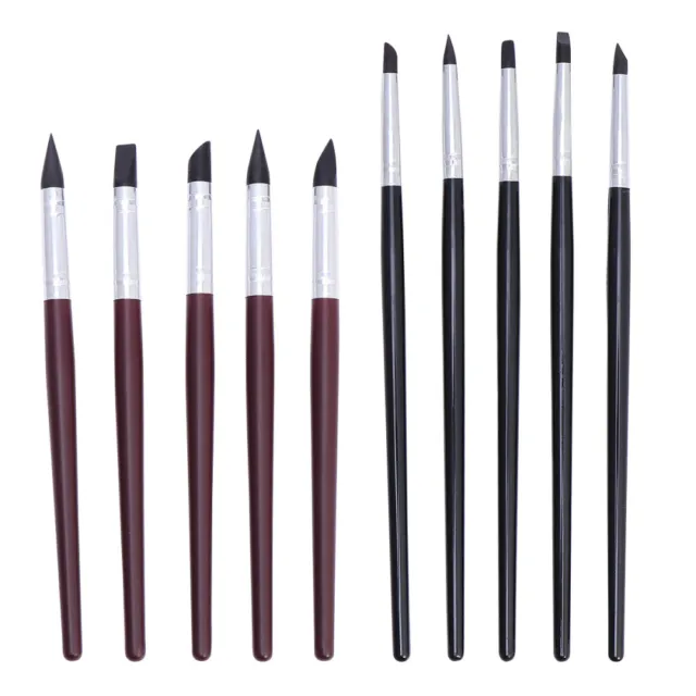 Nail Silicone Brush Shaping Pens Oil Brushes Sculpture Modeling