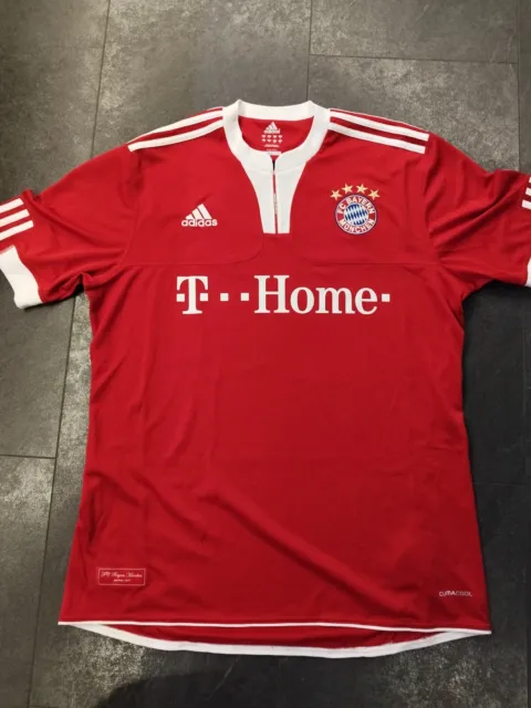 FC Bayern München Adidas Herren Fußball Trikot 09/10  Größe L