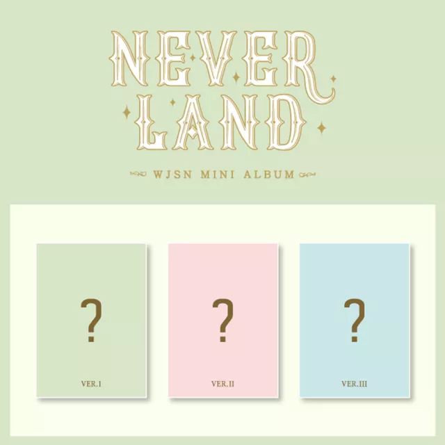 WJSN Cosmic Girl NEVERLAND MINI ALBUM 3SET CD+Booklet+Card+Postcard+Etc