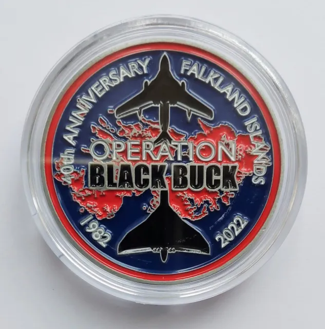Falkland Islands Operation Black Buck 40th Anniversary RAF Vulcan Challenge Coin