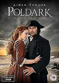 Poldark: Complete Series Three DVD (2017) Aidan Turner cert 12 3 discs