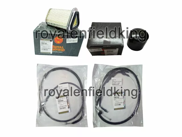 Genuino Royal Enfield Gt & Interceptor 650 Filtro de Aire y Aceite Element