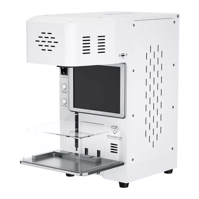 TBK-958F 20W Laser Mini Automatic Laser Screen Machine Marking Builtin Exhauster