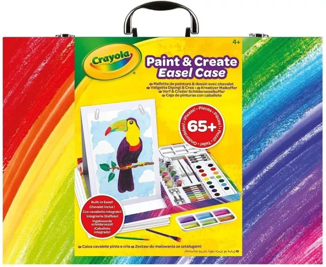 CRAYOLA Kleiner Koffer Malen Nach & Create 65 Stücke für Kinder