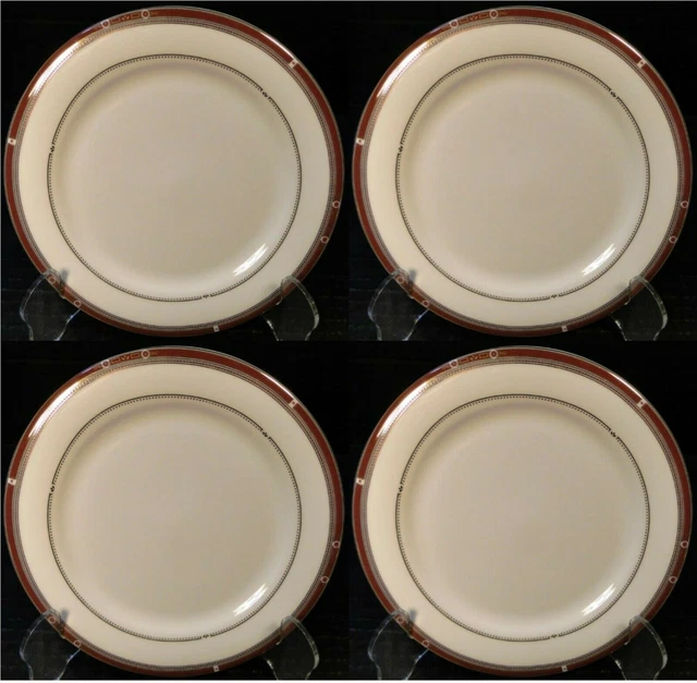 Syracuse China Barrymore Bread Plates 6 1/2" Bone China Set of 4 Excellent