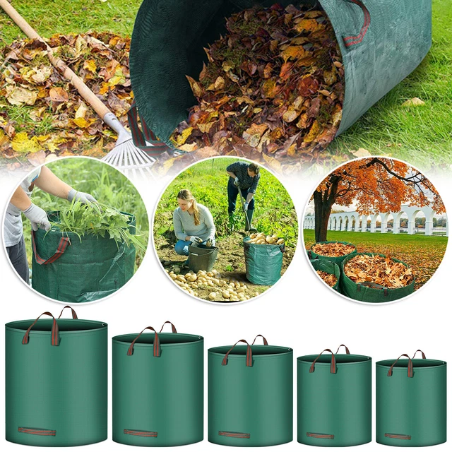 1/2/4x 300/500 LITER GARTENSACK LAUBSACK RASENSACK GARTENABFALLSACK GARTENTASCHE