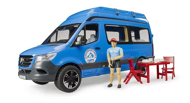 BRUDER Ambulance Mercedes Sprinter 1/16 - Avec Conducteur - Bleu - NEUF
