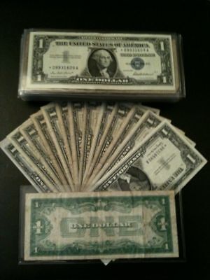 ✯1923-1957 One Dollar Note ✯ $1 Silver Certificate G-AU ✯ Bill Blue US Currency✯ 3