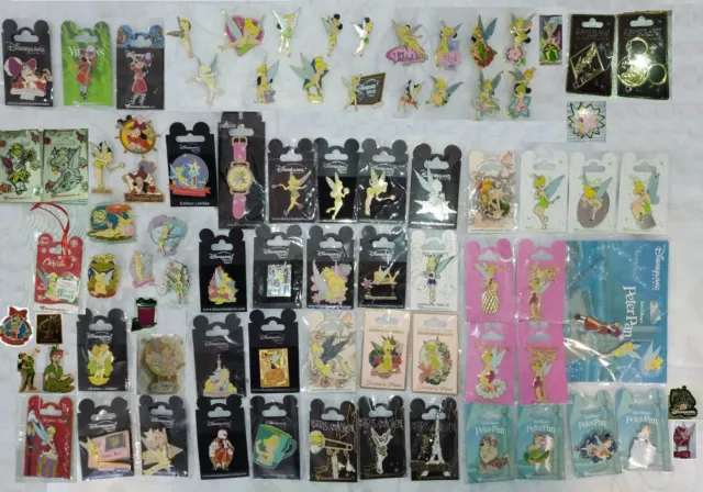 BN Choose Your Pin (s) DLP Disney L Paris mostly Tinkerbell Hook Peter some LE