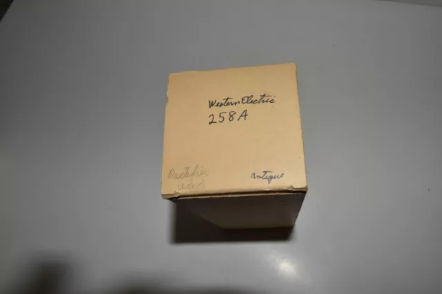 LL Western Electric 258A Vintage Vacuum Tube Rectifier (SNF34)