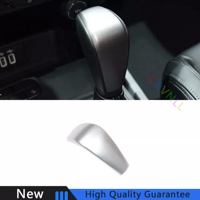 For Ford Ranger 2015-2021 Matte Silver Car Gear Shift Knob Shifter Lever Trim 1*