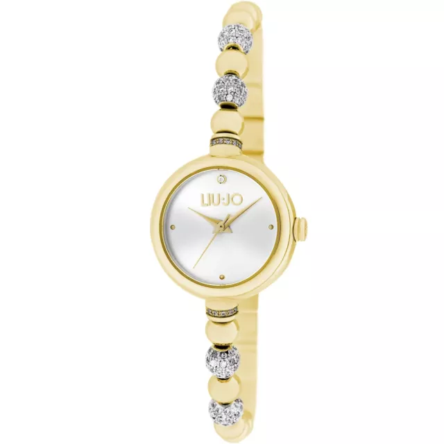 Orologio Donna LIU JO Luxury BOUCLE' TLJ2006 Bracciale Acciaio Gold Dorato