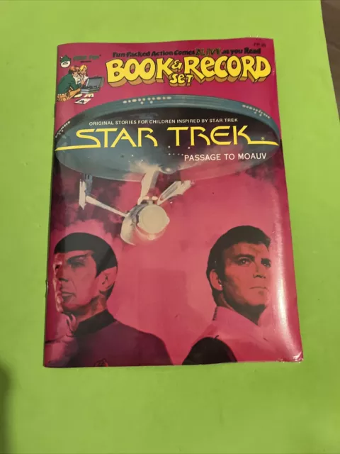 Star Trek - Passage To Moauv Book And Record Set (1979) Factory Sealed
