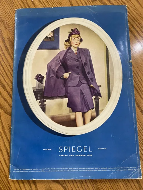 Vintage Spiegel 1944 Spring and Summer Catalog