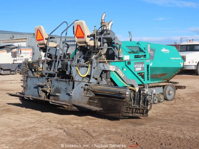 2007 VÖGELE 2116T Crawler Asphalt Paver 8'-15' Heated Screed Cummins bidadoo 2007 VÖGELE 2116T Crawler Asphalt Paver 8'-15' Heated Screed Cummins bidadoo